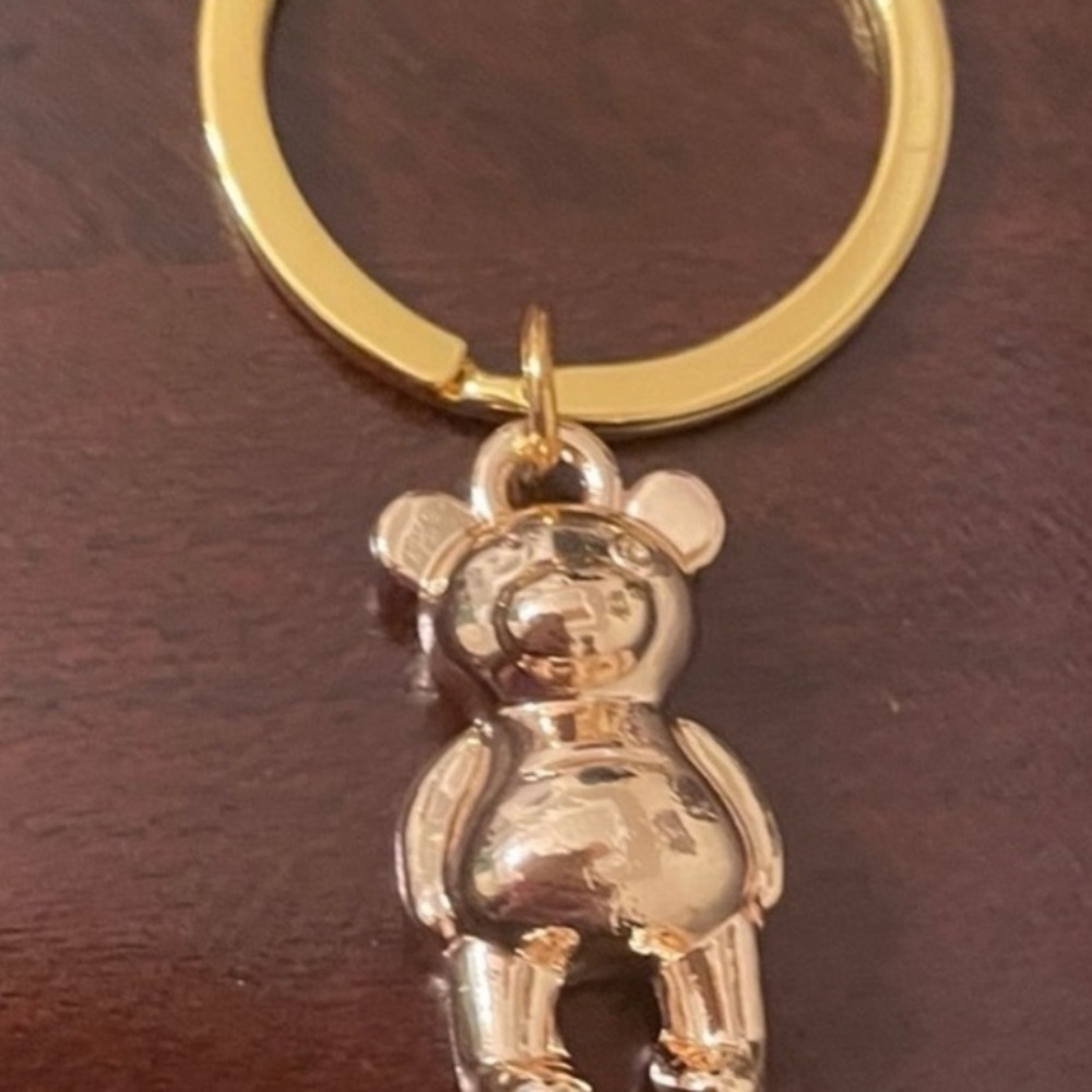 Coach Gold Bear Keychain - Picture 3 of 3